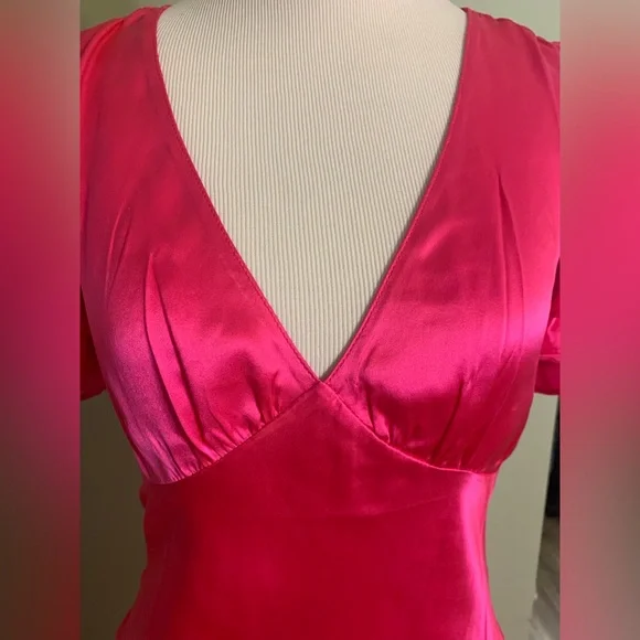 Amanda Uprichard x Revolve Cecelia Gown Fuchsia sz small NWT